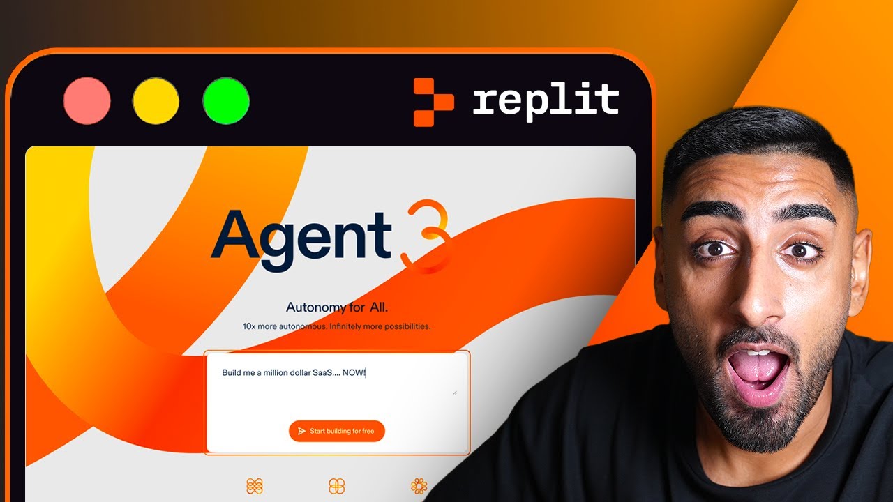 Replit Agent 3 界面示例